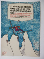 Illustrateur PIEM "Les Mordus Du Ski" - Illustration P20 Les Joies Des Sports D'hiver - Piem