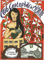 Cp, Bourses & Salons De Collections, 2 E Bourse De Cartes Postales ,1980 ,Auxerre ,club Cartophile De L'Yonne , Vierge - Borse E Saloni Del Collezionismo