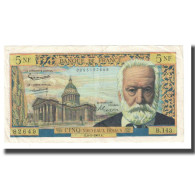 France, 5 Nouveaux Francs, Victor Hugo, 1965, G.Gouin - 5 NF 1959-1965 ''Victor Hugo''