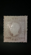 D.LUIS I - FITA DIREITA -100 RÉIS - P.PORCELANA - DENT 12 3/4 - Unused Stamps