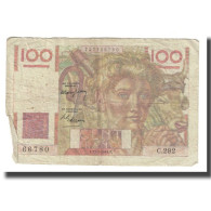 France, 100 Francs, Jeune Paysan, 1949, D AMBRIERES, GARGAM, 1949-01-27, TB - 100 F 1945-1954 ''Jeune Paysan''