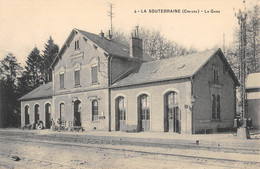 CPA 23 LA SOUTERRAINE LA GARE - La Souterraine