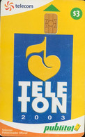 SALVADOR  -  Phonecard  -  Publitel  -  TELETON 2003  -  $ 3 - El Salvador