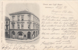 5932) GRUSS Aus Cafe BAUER - OLDENBURG - Tolle LITHO - 18.06.1898 !! - Oldenburg