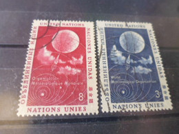 NATIONS UNIES NEW YORK  YVERT N°48.49 - Used Stamps