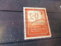 NATIONS UNIES NEW YORK  YVERT N°52 - Used Stamps