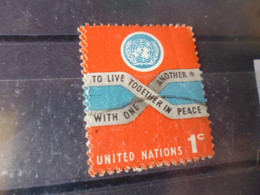 NATIONS UNIES NEW YORK  YVERT N°141 - Oblitérés