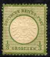 Germany 1872 Eagle 1/3g With Good Embossing Fresh Mtd Mint But Few Minor Tones, SG2 - Nuevos