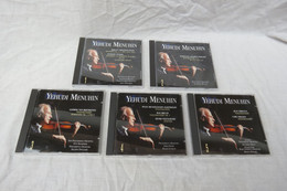 5 CDs "Yehudi Menuhin" Grosse Violinkonzerte - Canciones Religiosas Y  Gospels