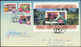 1997 Forgalmi Sor Mi 1630-1632 + Blokk Mi 24 FDC-n - Other & Unclassified