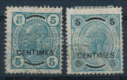 O 1906-1907 Mi 12 + Mi 14 (Mi EUR 75,-) - Other & Unclassified