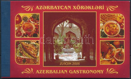 ** 2005 EUROPA Gasztronómia Bélyegfüzet, EUROPA Gastronomy Stamp-booklet Mi 610-611 - Sonstige & Ohne Zuordnung