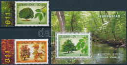 ** 2011 Európa CEPT Erdők ívszéli Sor + Blokk, Europe CEPT Forests Margin Set + Block Mi 840-841 + 99 - Sonstige & Ohne Zuordnung