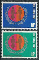 UNO NEW YORK 1975 Mi-Nr. 281/82 ** MNH - Ungebraucht