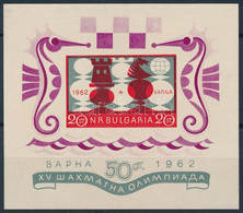 ** 1962 Sakkolimpia Blokk, Chess Olympics Block Mi 9 - Otros & Sin Clasificación