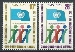 UNO NEW YORK 1975 Mi-Nr. 283/84 ** MNH - Ungebraucht