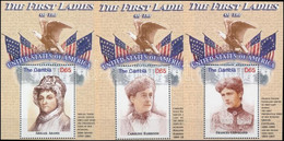 ** 2007 First Ladies Blokkok, First Ladies Blocks Mi 715,743, 744, - Altri & Non Classificati