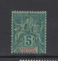 Anjouan, Scott 4 (Yvert 4), MLH - Unused Stamps