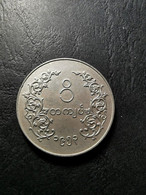 ️️ Burma Birmanie 1953 Large Coin 1 Kyat Almost Uncirculated Security Edge As Pictured - Birmania