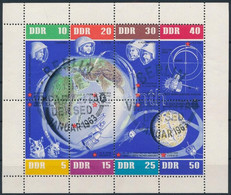 O 1962 Űrutazás Kisív, Space Travel Mini Sheet Mi 926-933 - Other & Unclassified