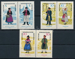 ** 1964 Népviselet Sor Párokban, Folk Costumes Set In Pairs Mi 1074-1079 - Other & Unclassified