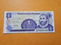 NICARAGUA 1 CENTAVO 1991 UNC - Nicaragua