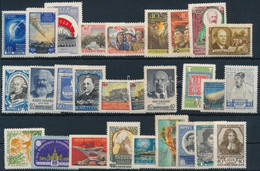 ** 1956 1956-1958 5 Klf Sor + 30 Klf önálló érték 2 Db Stecklapon, 1956-1958 5 Diff. Sets + 30 Diff. Individual Values - Sonstige & Ohne Zuordnung