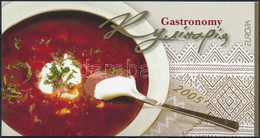 ** 2005 Europa CEPT: Gasztronómia Bélyegfüzet, Europa CEPT: Gastronomy Stamp-booklet Mi MH 8 (721-722) - Sonstige & Ohne Zuordnung