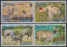 ** 2008 WWF: Nagy Kudu Sor Mi 1606-1609 + 4 FDC - Other & Unclassified