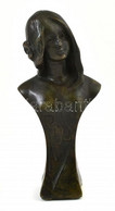 "Rose" Bronz Szobor, Jelzés Nélkül, M: 12,5 Cm - Altri & Non Classificati