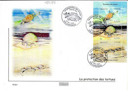 MAYOTTE 0184/86 Fdc Tortues - Tortugas