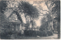 Forsthaus Kron Eiche Im Glienholz Bei RÖBEL Mecklenburg Förster Jagdgehilfe + Ehefrau Gelaufen 2.7.1925 - Röbel