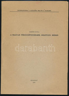 1984 Kristó Gyula: A Magyar Törzsszövetségről Dilettáns Módon, 1135-1144 P. Különlenyomat A Századok 1983. évi 5. Számáb - Unclassified