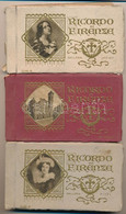 ** 5 Db RÉGI Külföldi Város Képeslapfüzet: Firenze, München, Pompei / 5 Pre-1945 European Postcar Booklets: Florence, Mu - Non Classificati