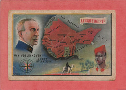 AFRIQUE   OCCIDENTALE  FRANCAISE   CARTE  GEOGRAPHIQUE   VAN  VOLLENHOVEN - Ohne Zuordnung