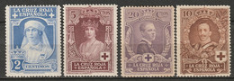 Spain 1926 Sc B2-3,B6,B13  Partial Set MH* - Nuovi