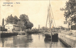 T3 1908 Cervignano, Cervignano Del Friuli; Porto / Port, Sailboat, Boat (EB) - Ohne Zuordnung