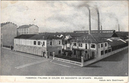 T2 Milano, Milan; Fabbrica Italiana Di Colori Ed Inchiostri Da Stampa / Italian Factory Of Colors And Printing Inks - Ohne Zuordnung