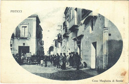 T2/T3 1939 Pisticci, Corso Margherita Di Savoia / Street, Automobile (EK) - Ohne Zuordnung