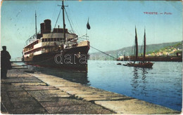 T3 1915 Trieste, Trieszt; Eildampfer Prinz Hohenlohe / SS Prinz Hohenlohe Austro-Hungarian Cargo Ship (fl) - Ohne Zuordnung