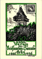 * T2/T3 1936 Graz, 50 Jahre Verein Der Briefmarken Sammler / 50 Years Anniversary Of The Association Of Stamp Collectors - Non Classificati
