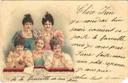 T4 1900 Lady Art Postcard. Litho (EM) - Ohne Zuordnung