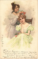 T2/T3 1901 Lady Art Postcard, Sisters / Meissner & Buch Künstler-Postkarten Serie 1037. "Schwesterliebe" Litho (fa) - Ohne Zuordnung