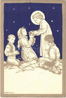 ** T4 Ferences Missziók Központja Kiadása / Hungarian Religious Art Postcard S: Márton L. (lyuk / Pinhole) - Non Classificati