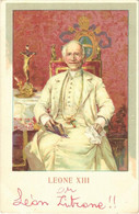 * T2/T3 Leone XIII / Pope Leo XIII. Litho - Non Classificati