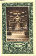 T4 Szent István Jubileumi év 1038-1938 + "III. ORSZÁGOS MAGYAR BÉLYEGKIÁLLÍTÁS BUDAPEST 1938" So. Stpl. (non PC) (vágott - Non Classificati