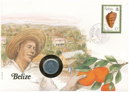 Belize 1980. 5c Felbélyegzett Borítékban, Bélyegzéssel, Német Nyelvű Leírással T:1  Belize 1980. 5 Cents In Envelope Wit - Non Classificati