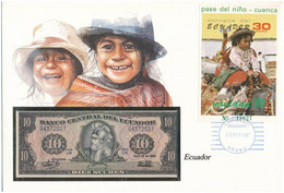 Ecuador 1986. 10S Felbélyegzett Borítékban, Bélyegzéssel T:I  Ecuador 1986. 10 Sucres In Envelope With Stamp And Cancell - Non Classés