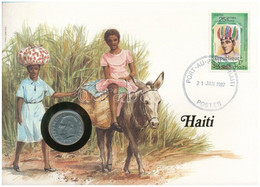 Haiti 1975. 10c Felbélyegzett Borítékban, Bélyegzéssel, Német Nyelvű Leírással T:1  Haiti 1975. 10 Centimes In Envelope  - Non Classificati