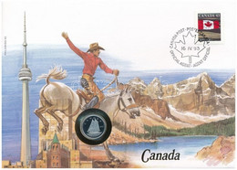 Kanada 1983. 10c Felbélyegzett Borítékban, Bélyegzéssel, Német Nyelvű Leírással T:PP  Canada 1983. 10 Cents In Envelope  - Non Classés